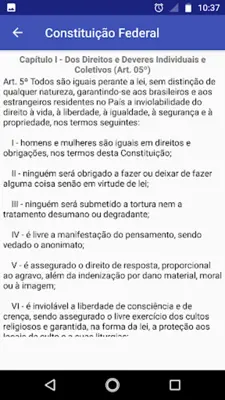 Constituição android App screenshot 0